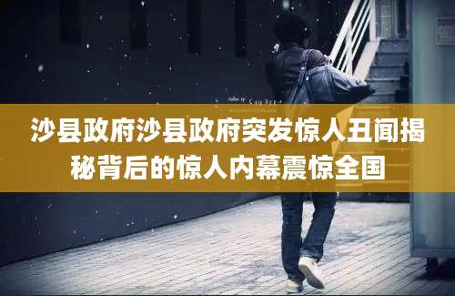 沙县政府沙县政府突发惊人丑闻揭秘背后的惊人内幕震惊全国