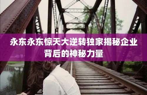 永东永东惊天大逆转独家揭秘企业背后的神秘力量