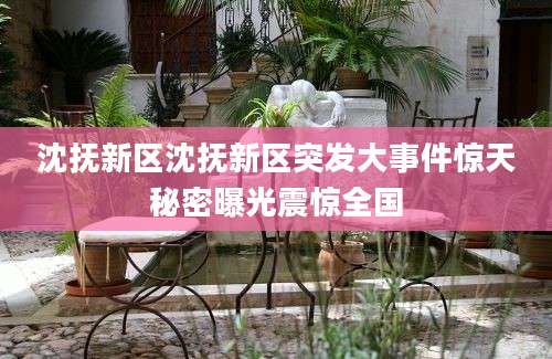 沈抚新区沈抚新区突发大事件惊天秘密曝光震惊全国