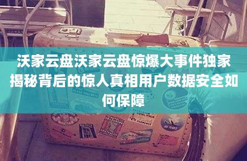 沃家云盘沃家云盘惊爆大事件独家揭秘背后的惊人真相用户数据安全如何保障